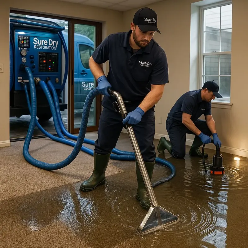 Water Extraction and Removal process in Bartlett, TN